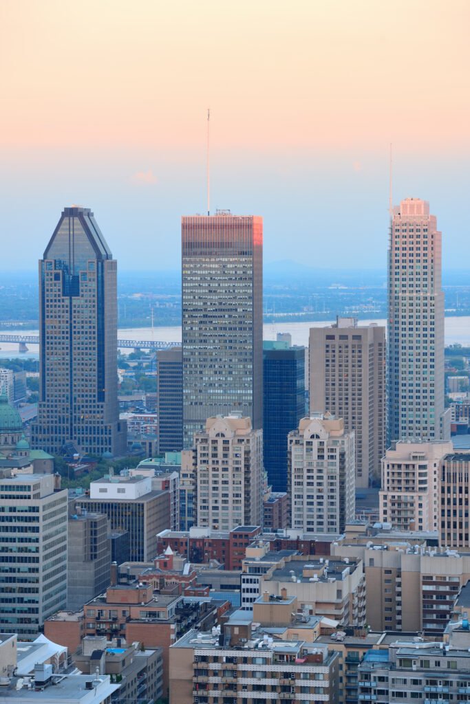 montreal city skyline